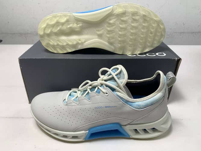ECCO M Biom C4 Waterproof Golf Shoes White Men's SZ 8-8.5 (EU 42) NIB