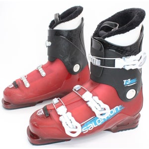 Salomon T3 Junior Ski Boots - Size 8.5 / Mondo 26.5 Used