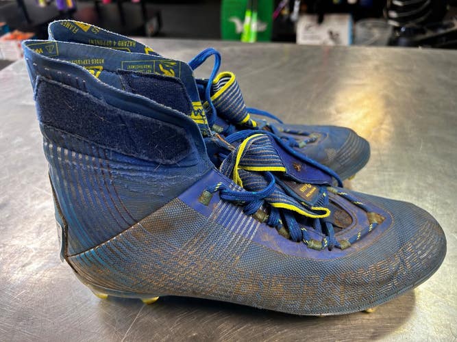 Used Under Armour Adult FB Cleats Royal Blue Senior 10.5 11868-S000070471