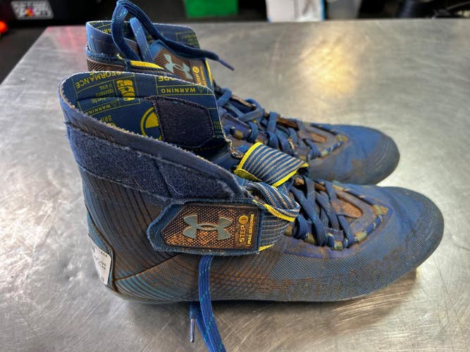 Used Under Armour Adult FB Cleats Royal Blue Senior 10 11868-S000070470