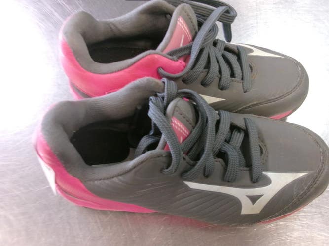 Used Mizuno CLEAT BB/SB Cleats Grey Youth 12.0 11868-S000070618