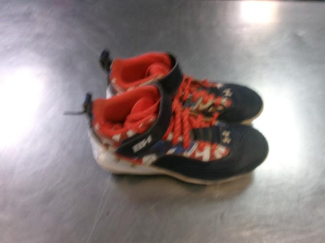 Used Under Armour BRYCE HARPER BB/SB Cleats Navy Blue Junior 03 11868-S000070623
