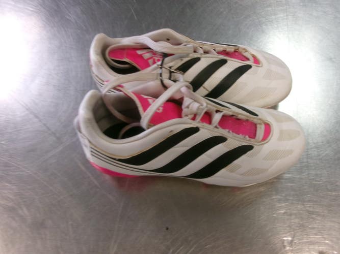 Used Adidas Soccer Cleats White Youth 12.5 11868-S000070616