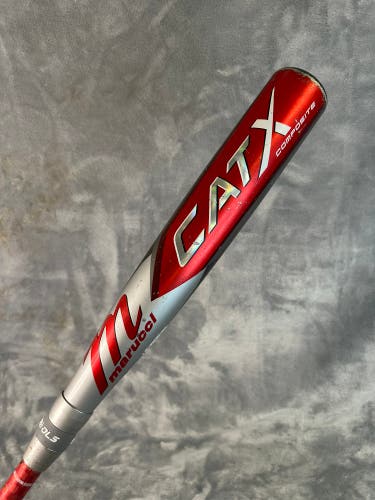 2023 Marucci CAT X Composite Bat BBCOR Certified (-3) Composite 30 oz 33" (Used)