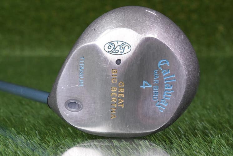 CALLAWAY GOLF GREAT BIG BERTHA WAR BIRD 4 WOOD W/ GEMS WOMENS LADIES FLEX SHAFT