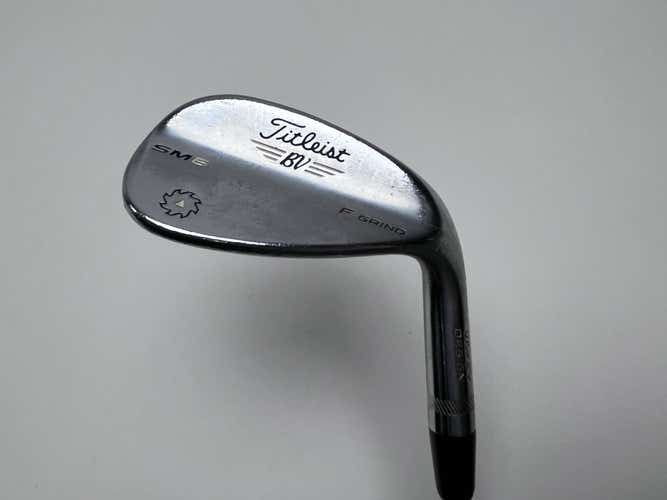 Titleist Vokey SM6 Tour Chrome Sand Wedge SW 56* 14 Bounce F-Grind Wedge RH