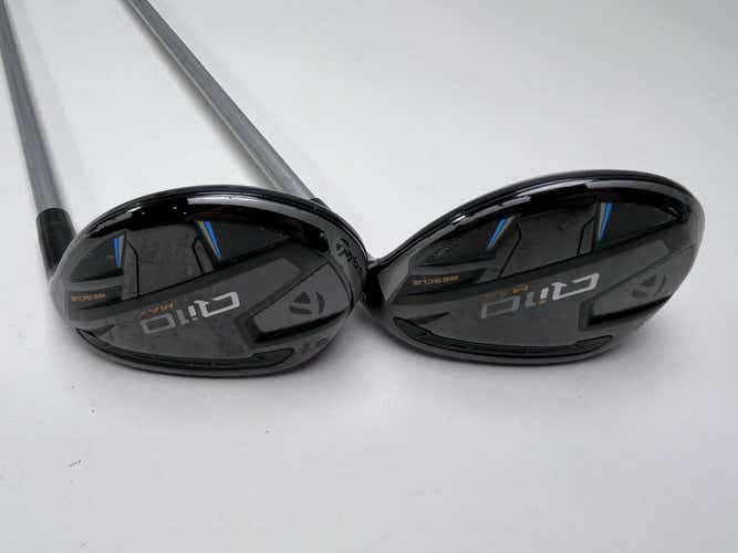 TaylorMade Qi10 MAX 4 & 5 Hybrid Set 23* 27* Fujikura Speeder NX 40g Ladies RH