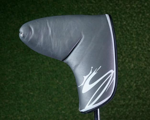 COBRA BLADE PUTTER GOLF HEADCOVER SILVER / WHITE
