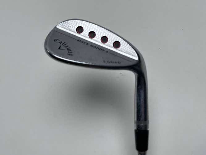 Callaway Mack Daddy 4 Chrome Gap Wedge GW 50* 10S DG S200 Tour Issue Stiff RH
