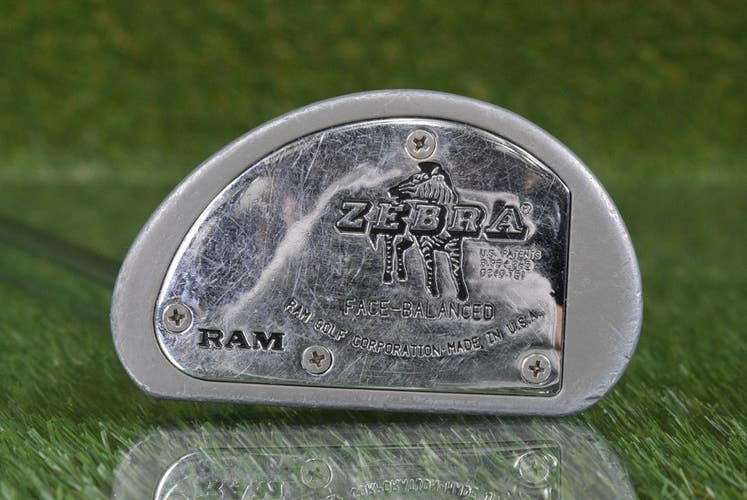 RAM ZEBRA FACE BALANCED 35 MALLET PUTTER W/ GOLF PRIDE GRIP ~ L@@K!!