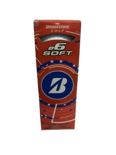 Bridgestone e6 Soft USA 250th Patriot Edition Golf Balls (White,3pk) 1 Sleeve