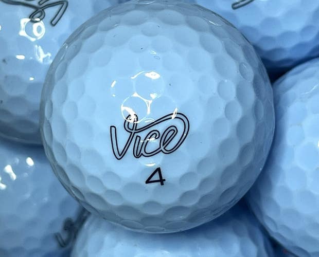12 Near Mint AAAA Blue Vice Drive Used Golf Balls
