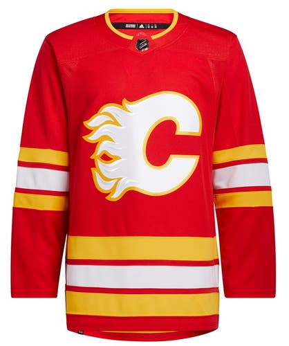Calgary Flames Adidas Primegreen Authentic Jersey Men's Size 50 New with Tags