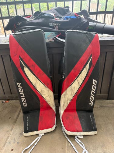 34" Bauer Hyperlite 2 Goalie Leg Pads (Used)
