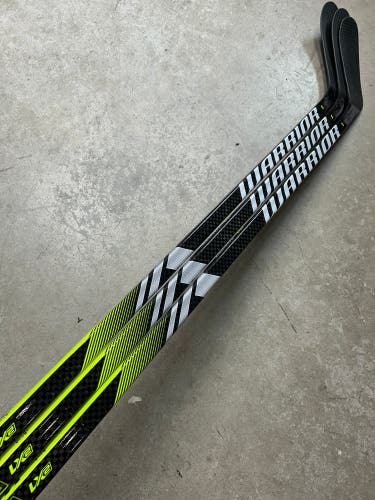 3 PACK 75 Flex P28 Senior Warrior Alpha LX2 Left Hand Hockey Stick Pro Stock NHL (New)