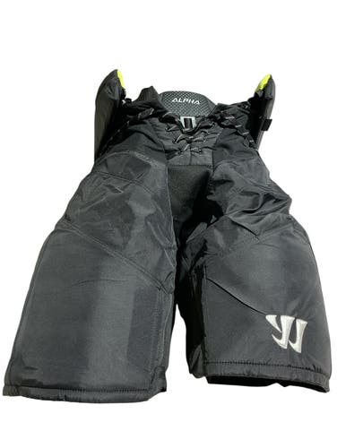 Warrior Alpha Pro Stock Wichita Thunder Hockey Pants Medium Black (Used) 78092