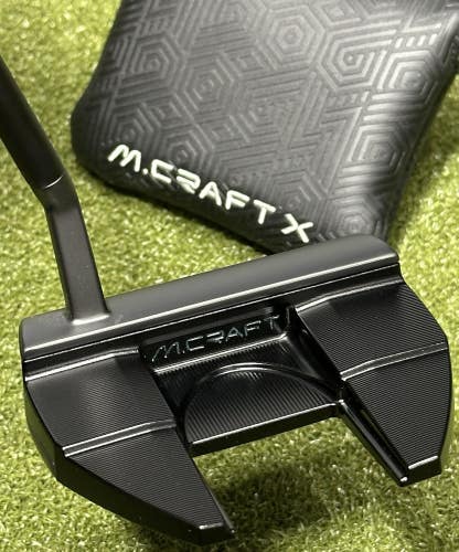 Mizuno M Craft X S6 Counterbalance Putter Right Hand 38" w/ Headcover RH MINT!
