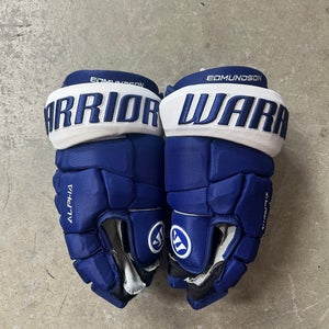 15” Warrior Alpha DX Pro Toronto Maple Leaf Gloves Pro Stock New)