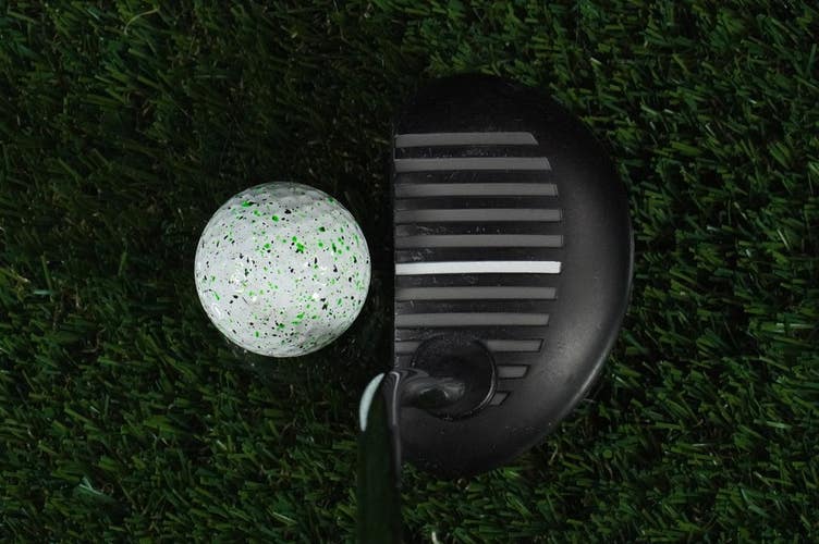 Ram Zebra Face-Balanced Double Bend Putter Mid Mallet 35 Steel Shaft RH ~ LOOK!