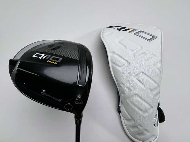 TaylorMade Qi10 MAX Driver 12* EvenFlow Riptide CB 5.5 50g Regular RH HC