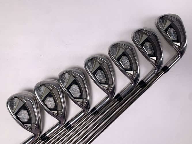 Callaway Rogue X Iron Set 5-PW+AW 2* Up Recoil ESX F3 Regular Graphite RH +1/2"