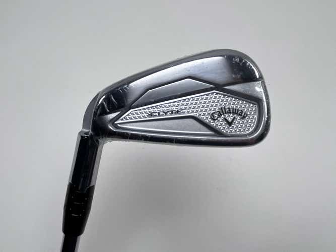 LEFTY Callaway Elyte Single 7 Iron Fitter KBS Max 80g Stiff LH Midsize Grip +1''