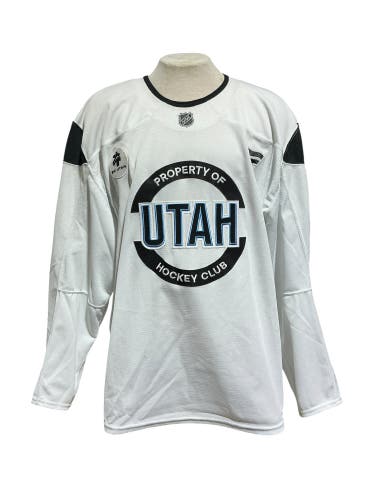 Utah Hockey Club Fanatics White Pro Stock Practice Jersey 78093