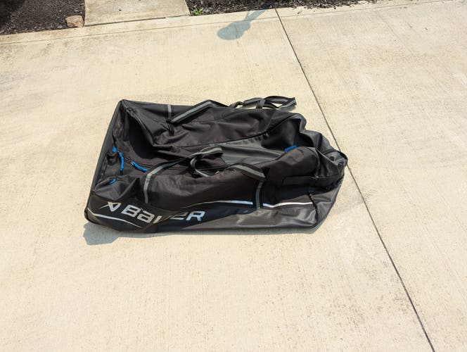 Bauer S21 Premium Goalie Wheel Bag 40" x 20" x 20" fits senior-size pads, chest protector, pants
