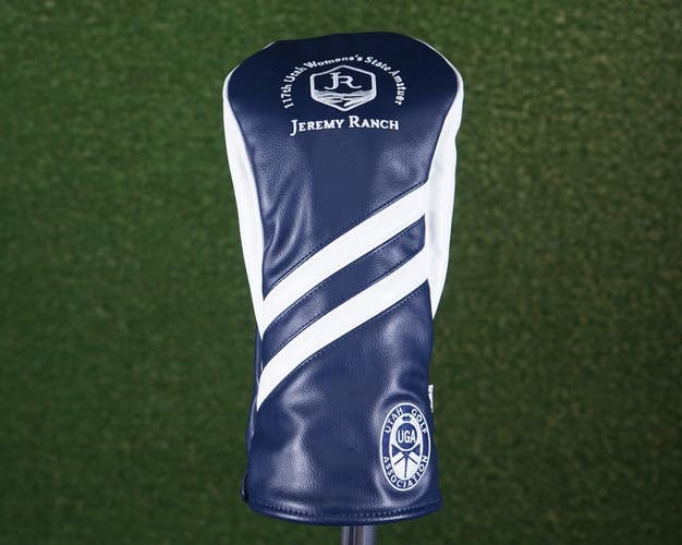 UGA 117TH UTAH WOMENS'S STATE AMATUER JEREMY RANCH DRIVER HEADCOVER BLUE / WHITE