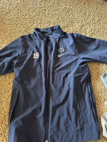 Blue Men's Large Nike Jacket (Used)