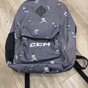 Gray Kids Unisex CCM Backpack (New)