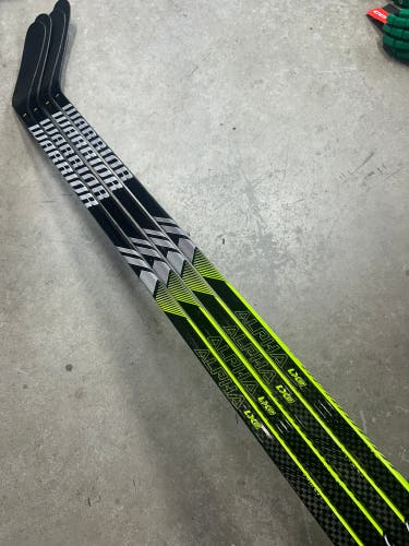 4 Pack 95 Flex P90 Senior Warrior Alpha LX2 Right Hand Hockey Stick Pro Stock NHL (New)