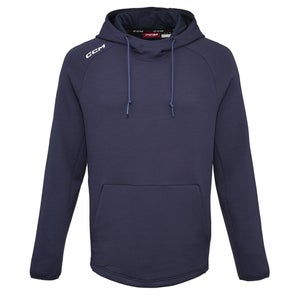 NEW CCM Premium Tech Fleece Hoodie, Navy Blue, Sr. XL