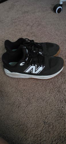 Black Men's Size M 7.5 (W 8.5) Adult New Balance Fresh Foam Turf 3000 Shoes (Used)