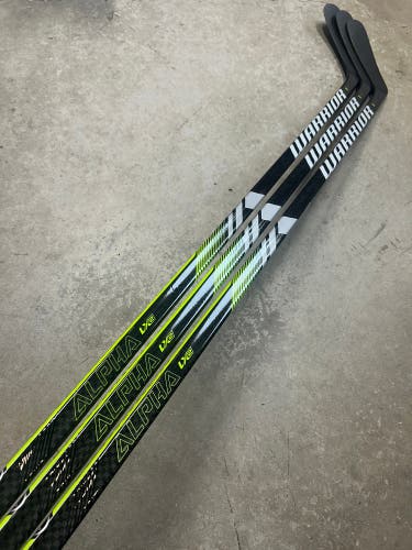 3 Pack 95 Flex P92 Senior Warrior Alpha LX2 Left Hand Hockey Stick Pro Stock NHL (New)