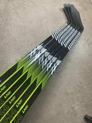 6 Pack 95 Flex P92 Senior Warrior Alpha LX2 Left Hand Hockey Stick Pro Stock NHL (New)
