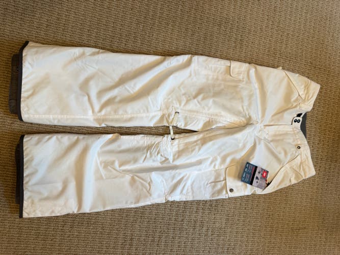 NEW 686 Women’s InfiDRY 10K Insulated Ski Snowboard Pants White Size M