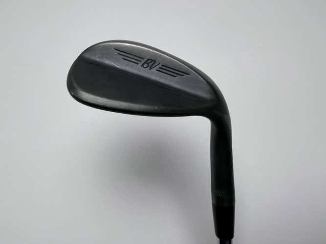 Titleist Vokey SM9 Jet Black Wedge 56* 12 Bounce D-Grind Wedge Steel Mens RH