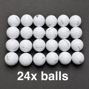 Titleist Pro V1x Golf Balls 24 Pack Mint 4A/5A (2 Dozen) (Used and recycled)