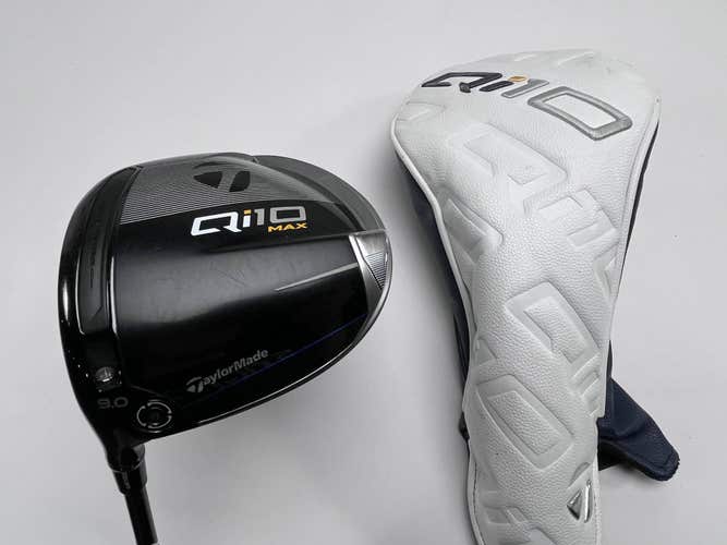 LEFTY TaylorMade Qi10 MAX Driver 9* Bassara e42x5ct 42g Regular LH HC