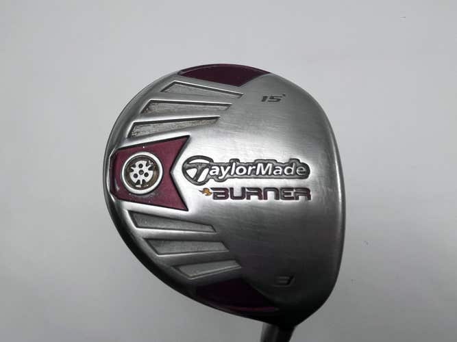 TaylorMade Burner Steel 2007 3 Fairway Wood 15* REAX SuperFast 50g Stiff RH