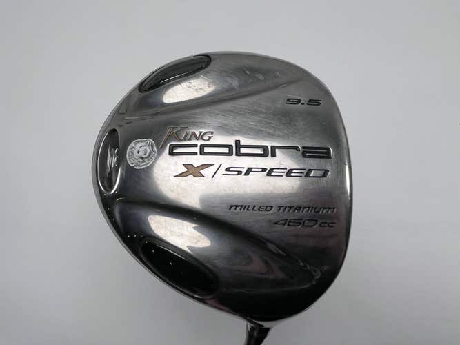 Cobra X Speed Driver 9.5* Aldila NV-X 80g Stiff Graphite Mens RH Oversize Grip