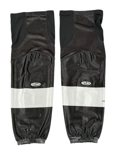 AK Edge Style Pro Stock Hockey Socks Wichita Thunder Black/White (Used) 9587