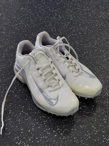 Used Nike LAX Cleats Mens White Senior 9 11849-S000042040