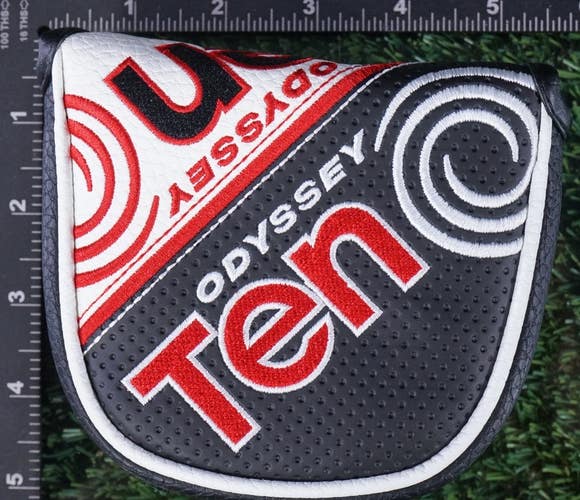 ODYSSEY TEN MALLET PUTTER HEADCOVER, BLACK / WHITE ~ L@@K!!