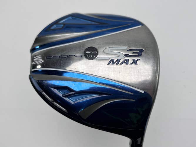 Cobra S3 Max Offset Driver Fujikura Blur Ladies Graphite Womens RH