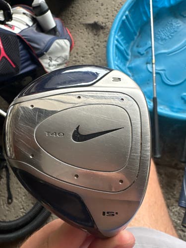 Men's 2003 Nike T-40 Oversize Right Handed Fairway Wood Regular Flex 3 Wood Steel Shaft (Used)
