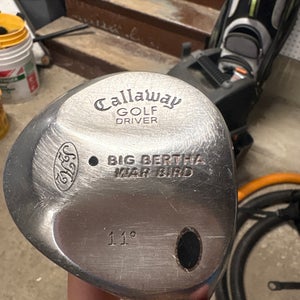 Men's 1995 Callaway Big Bertha Warbird Right Handed Driver Stiff Flex 11 Loft Steel Shaft 43" (Used)