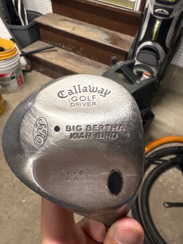 Men's 1995 Callaway Big Bertha Warbird Right Handed Driver Stiff Flex 11 Loft Steel Shaft 43" (Used)