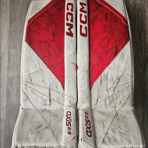 30" CCM Axis 2.9 Goalie Leg Pads Red (Used)
